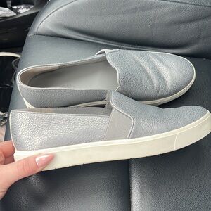 Vince Blair Leather Slip on Sneakers